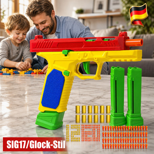 Spielzeugpistole bausteinen - spielzeugpistole,