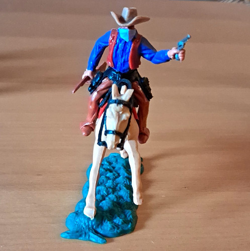 Cowboy figur pferd mit - figur,