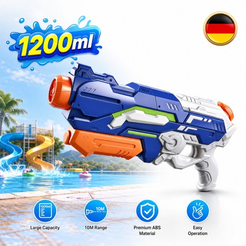 Wasserpistole 10m große - 10m,