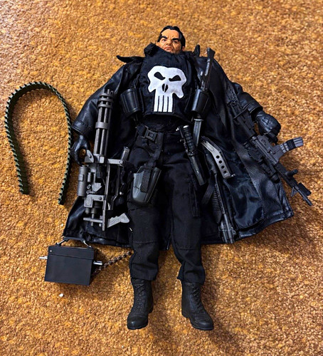 Punisher action figur - action-figur, schwarz