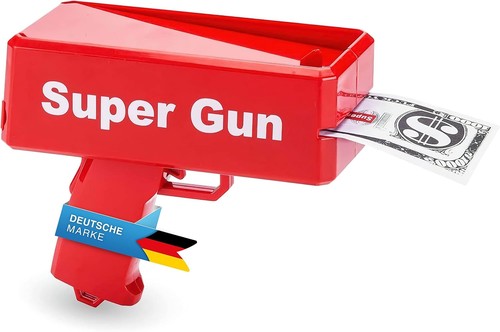 Super money gun - money,