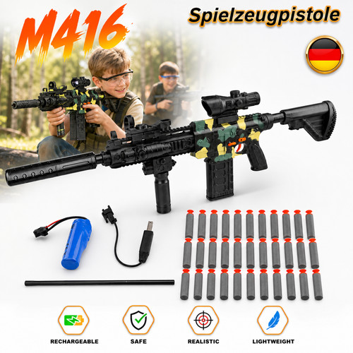 Soft bullet blaster - soft-bullet-blaster, grün